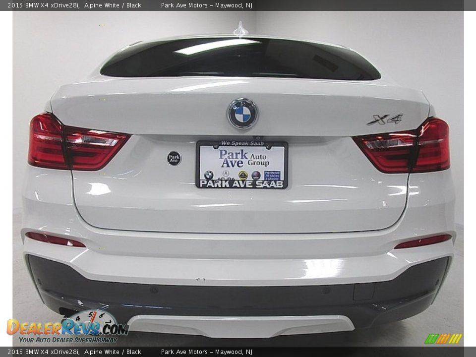 2015 BMW X4 xDrive28i Alpine White / Black Photo #4