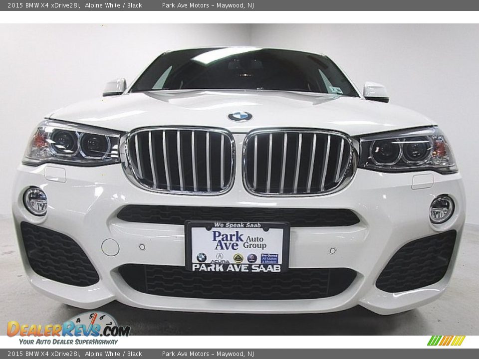 2015 BMW X4 xDrive28i Alpine White / Black Photo #9