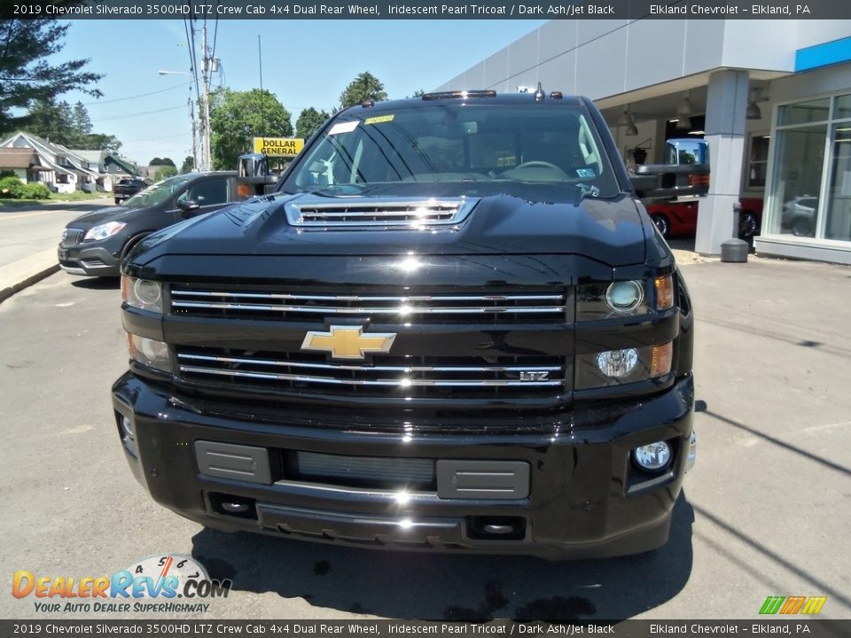2019 Chevrolet Silverado 3500HD LTZ Crew Cab 4x4 Dual Rear Wheel Iridescent Pearl Tricoat / Dark Ash/Jet Black Photo #2