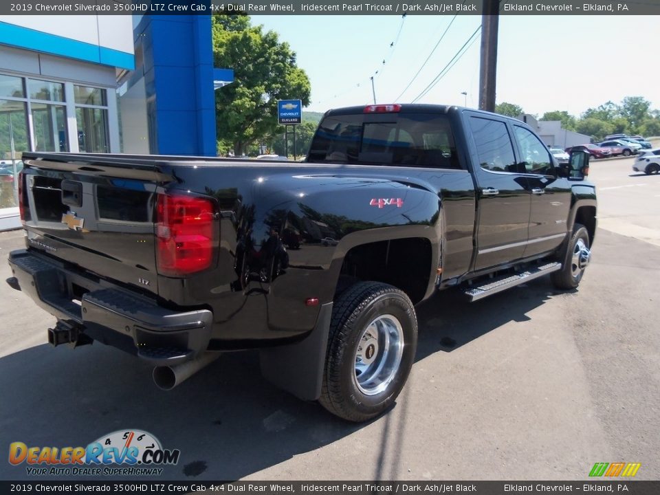 2019 Chevrolet Silverado 3500HD LTZ Crew Cab 4x4 Dual Rear Wheel Iridescent Pearl Tricoat / Dark Ash/Jet Black Photo #7