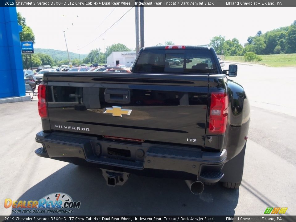 2019 Chevrolet Silverado 3500HD LTZ Crew Cab 4x4 Dual Rear Wheel Iridescent Pearl Tricoat / Dark Ash/Jet Black Photo #8