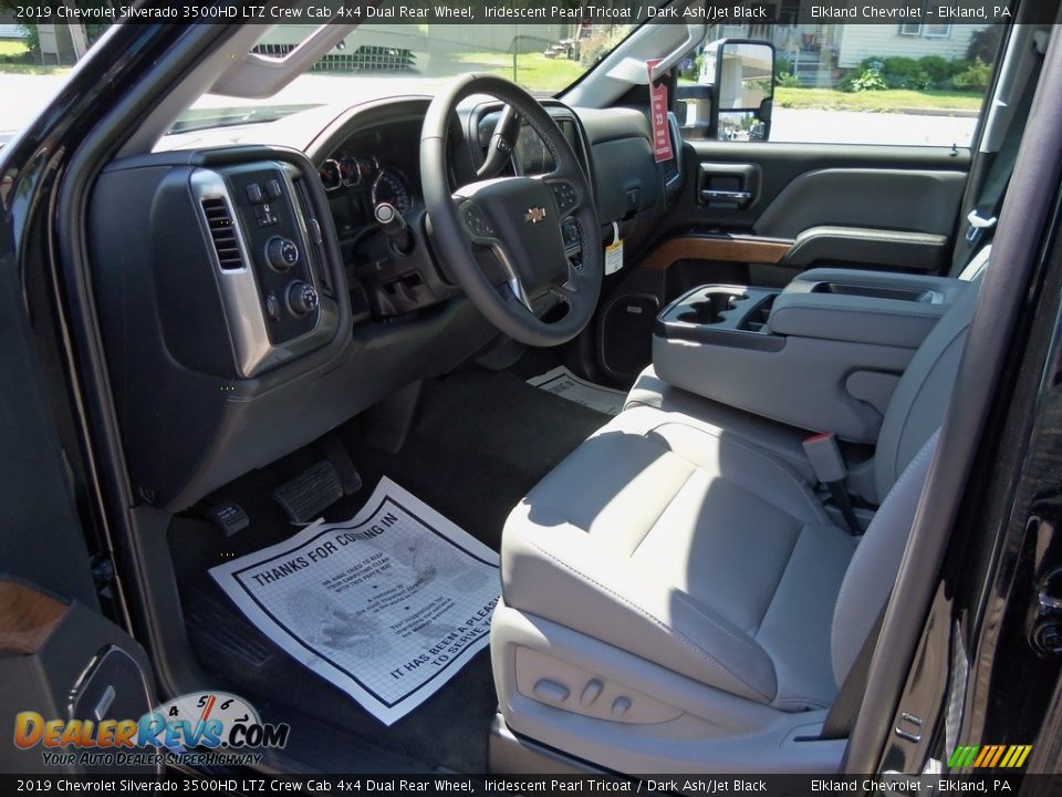 2019 Chevrolet Silverado 3500HD LTZ Crew Cab 4x4 Dual Rear Wheel Iridescent Pearl Tricoat / Dark Ash/Jet Black Photo #19