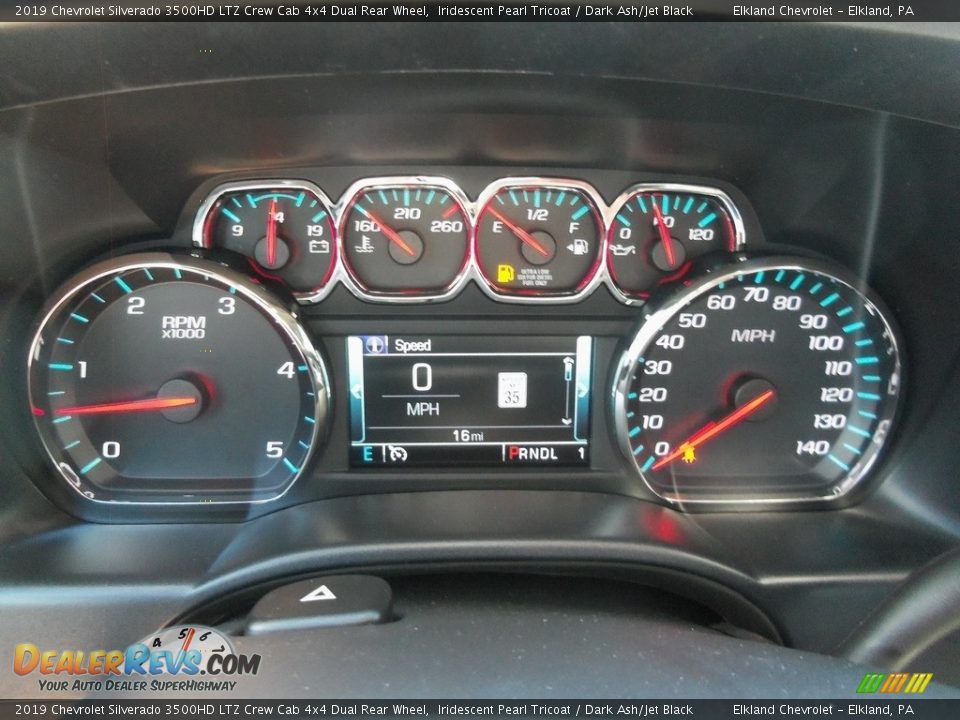 2019 Chevrolet Silverado 3500HD LTZ Crew Cab 4x4 Dual Rear Wheel Gauges Photo #22