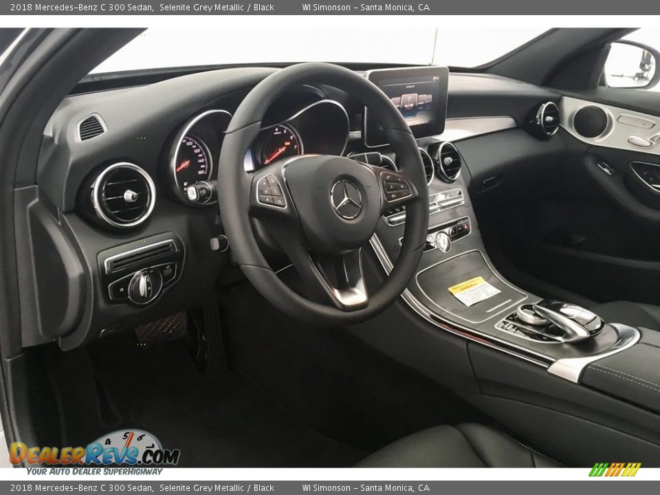 2018 Mercedes-Benz C 300 Sedan Selenite Grey Metallic / Black Photo #5