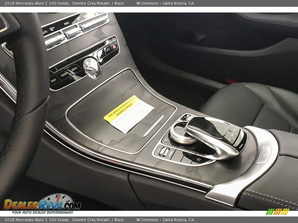 2018 Mercedes-Benz C 300 Sedan Selenite Grey Metallic / Black Photo #7