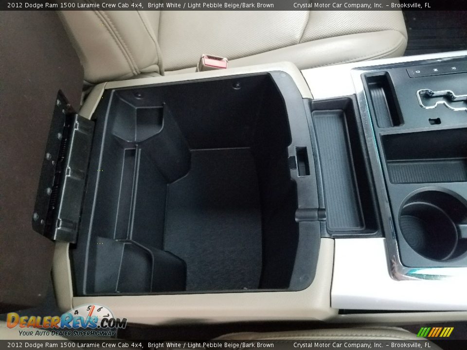 2012 Dodge Ram 1500 Laramie Crew Cab 4x4 Bright White / Light Pebble Beige/Bark Brown Photo #18