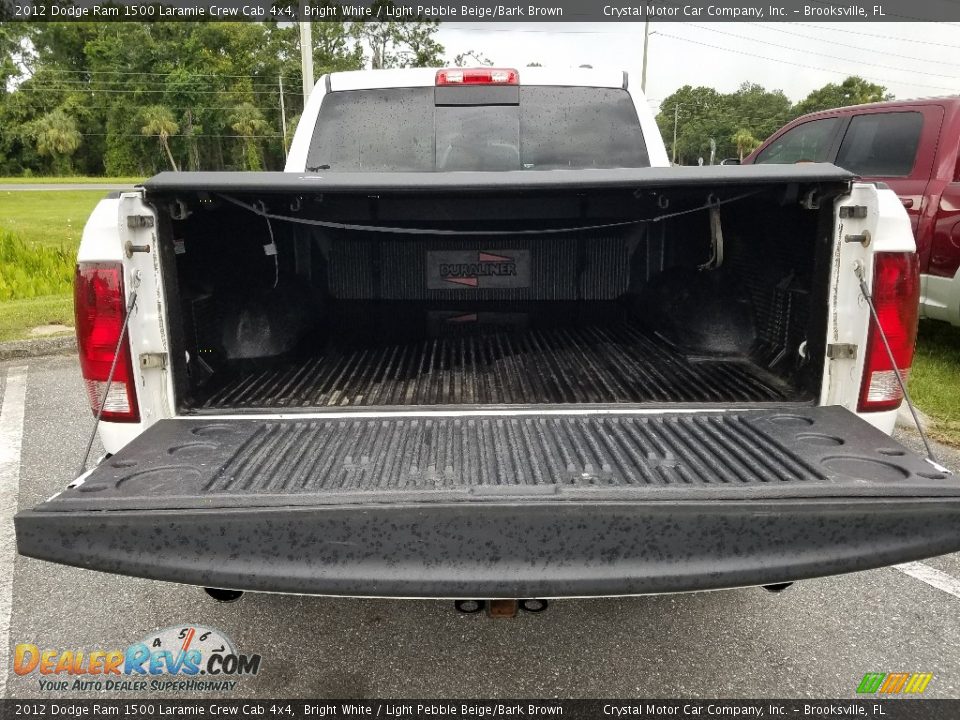 2012 Dodge Ram 1500 Laramie Crew Cab 4x4 Bright White / Light Pebble Beige/Bark Brown Photo #19