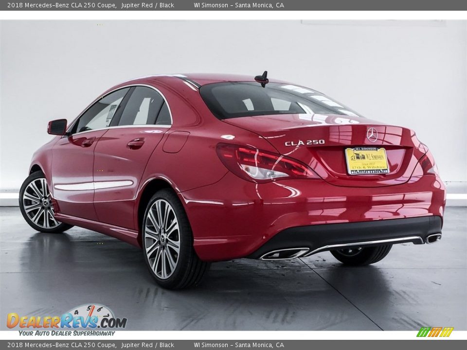 2018 Mercedes-Benz CLA 250 Coupe Jupiter Red / Black Photo #3