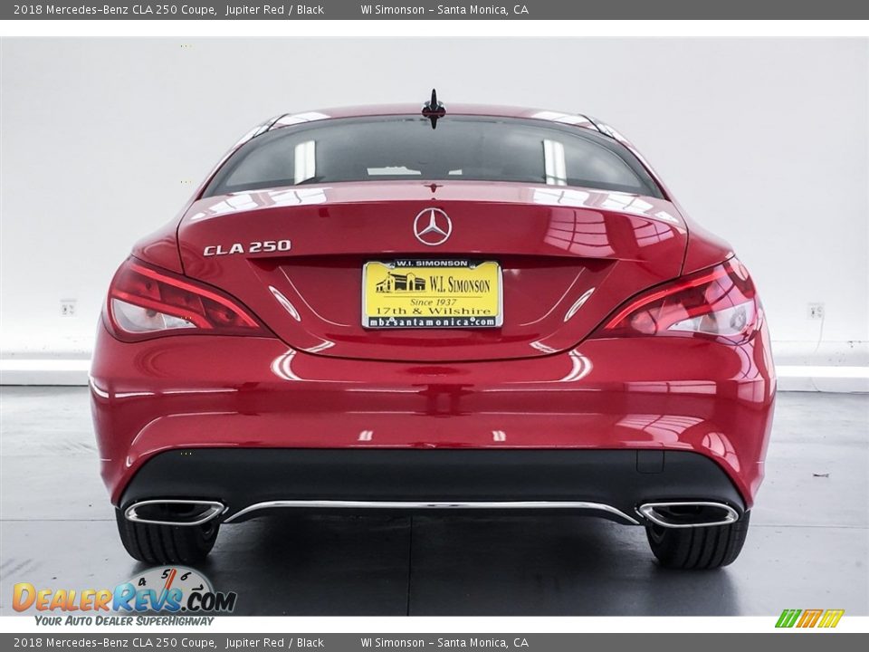 2018 Mercedes-Benz CLA 250 Coupe Jupiter Red / Black Photo #4