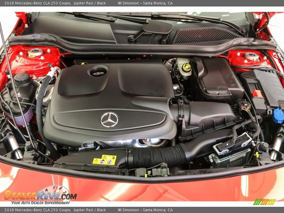 2018 Mercedes-Benz CLA 250 Coupe Jupiter Red / Black Photo #8