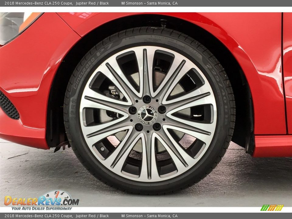2018 Mercedes-Benz CLA 250 Coupe Jupiter Red / Black Photo #9