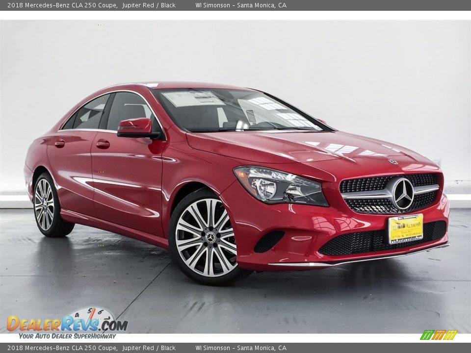 2018 Mercedes-Benz CLA 250 Coupe Jupiter Red / Black Photo #12