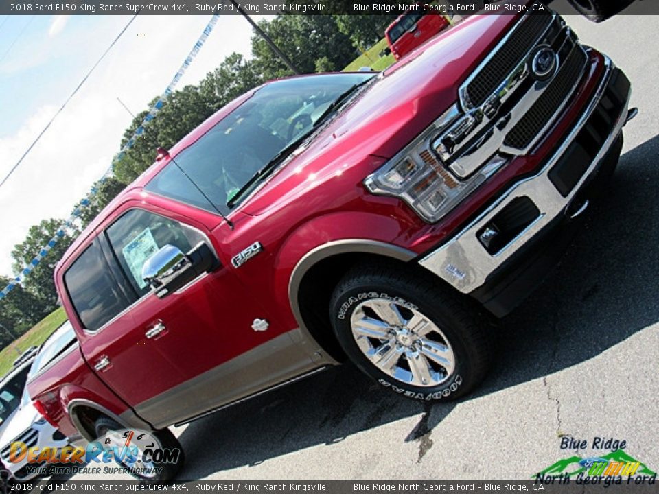 2018 Ford F150 King Ranch SuperCrew 4x4 Ruby Red / King Ranch Kingsville Photo #35