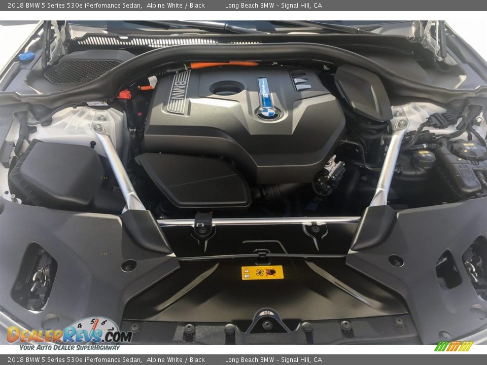 2018 BMW 5 Series 530e iPerfomance Sedan Alpine White / Black Photo #8
