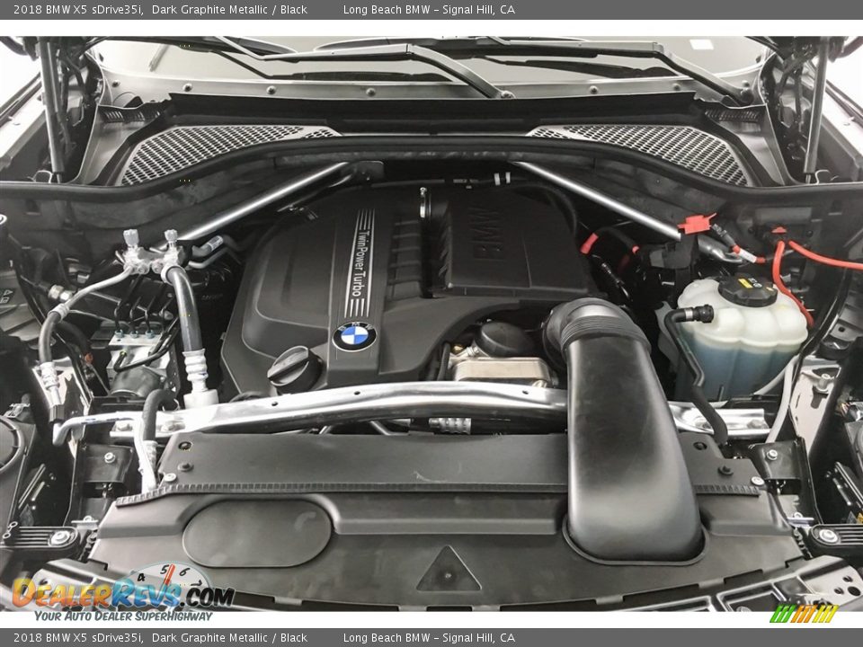 2018 BMW X5 sDrive35i Dark Graphite Metallic / Black Photo #8