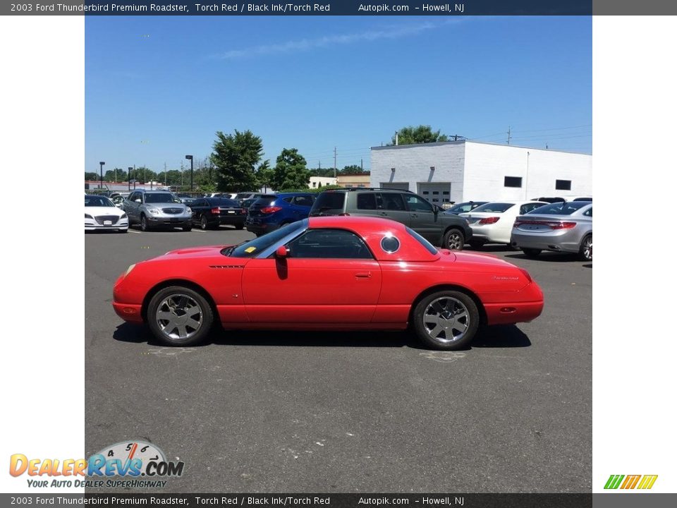 2003 Ford Thunderbird Premium Roadster Torch Red / Black Ink/Torch Red Photo #2