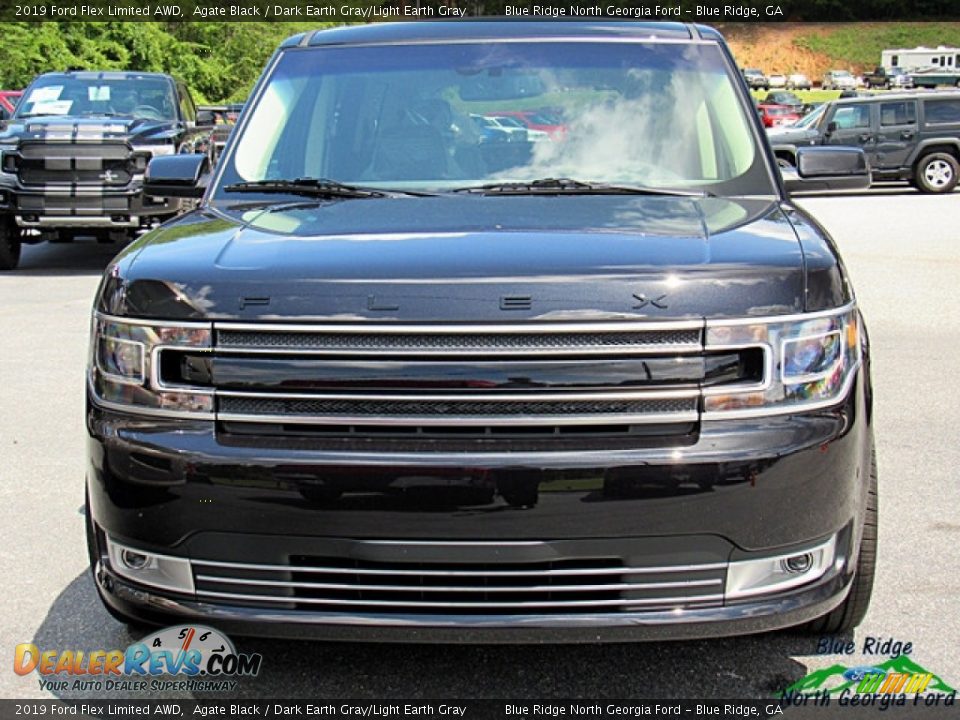 2019 Ford Flex Limited AWD Agate Black / Dark Earth Gray/Light Earth Gray Photo #8
