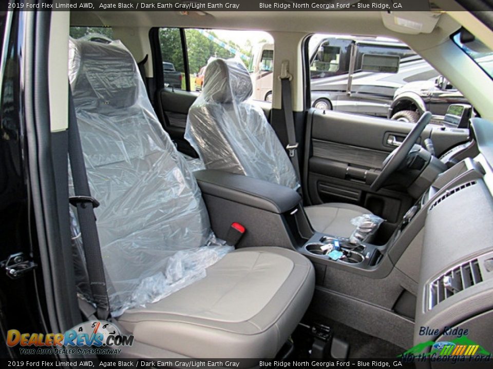 2019 Ford Flex Limited AWD Agate Black / Dark Earth Gray/Light Earth Gray Photo #11