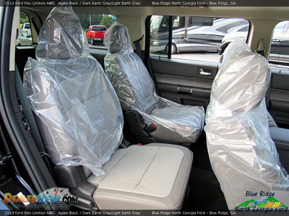 2019 Ford Flex Limited AWD Agate Black / Dark Earth Gray/Light Earth Gray Photo #12