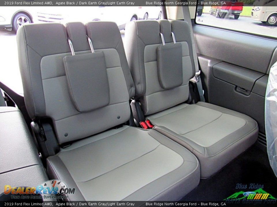 2019 Ford Flex Limited AWD Agate Black / Dark Earth Gray/Light Earth Gray Photo #13