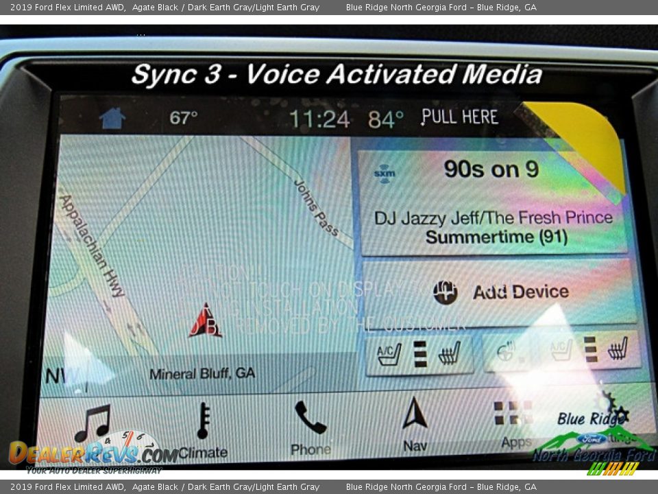 2019 Ford Flex Limited AWD Agate Black / Dark Earth Gray/Light Earth Gray Photo #18