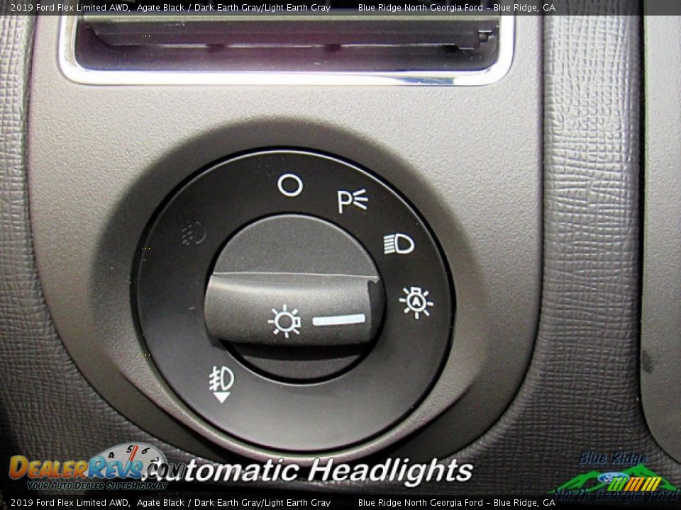 2019 Ford Flex Limited AWD Agate Black / Dark Earth Gray/Light Earth Gray Photo #22