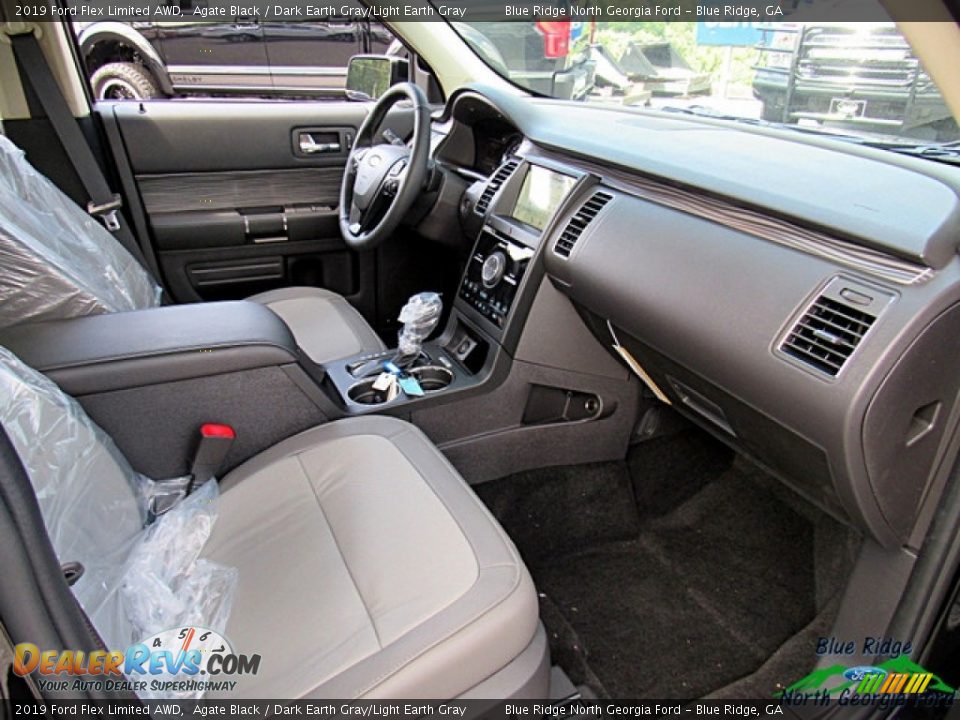 2019 Ford Flex Limited AWD Agate Black / Dark Earth Gray/Light Earth Gray Photo #29