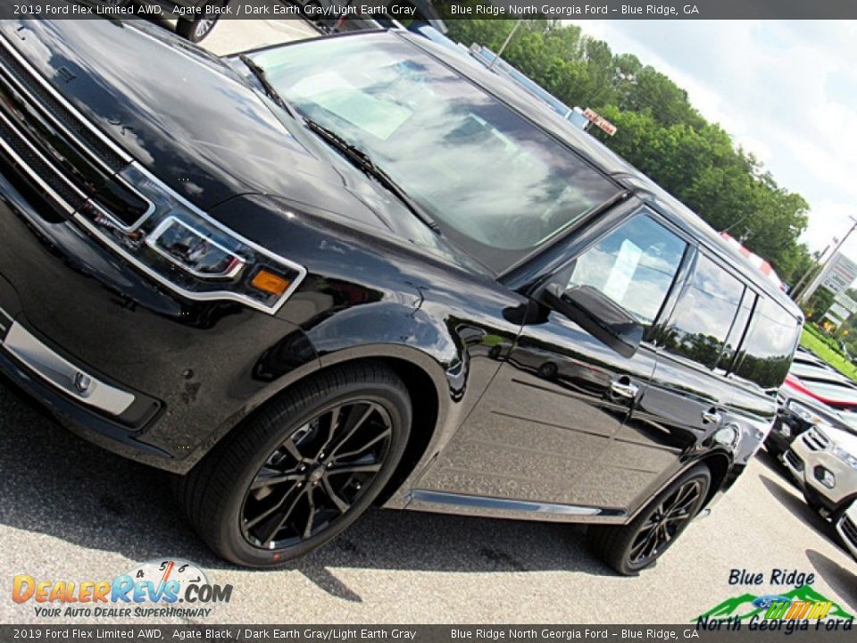 2019 Ford Flex Limited AWD Agate Black / Dark Earth Gray/Light Earth Gray Photo #31