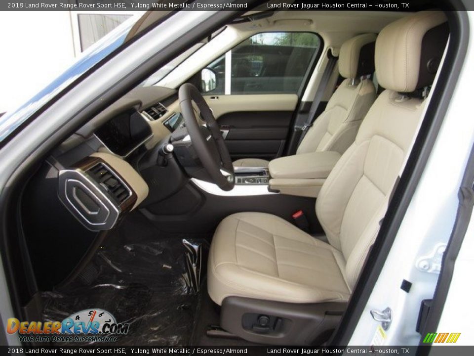 2018 Land Rover Range Rover Sport HSE Yulong White Metallic / Espresso/Almond Photo #3