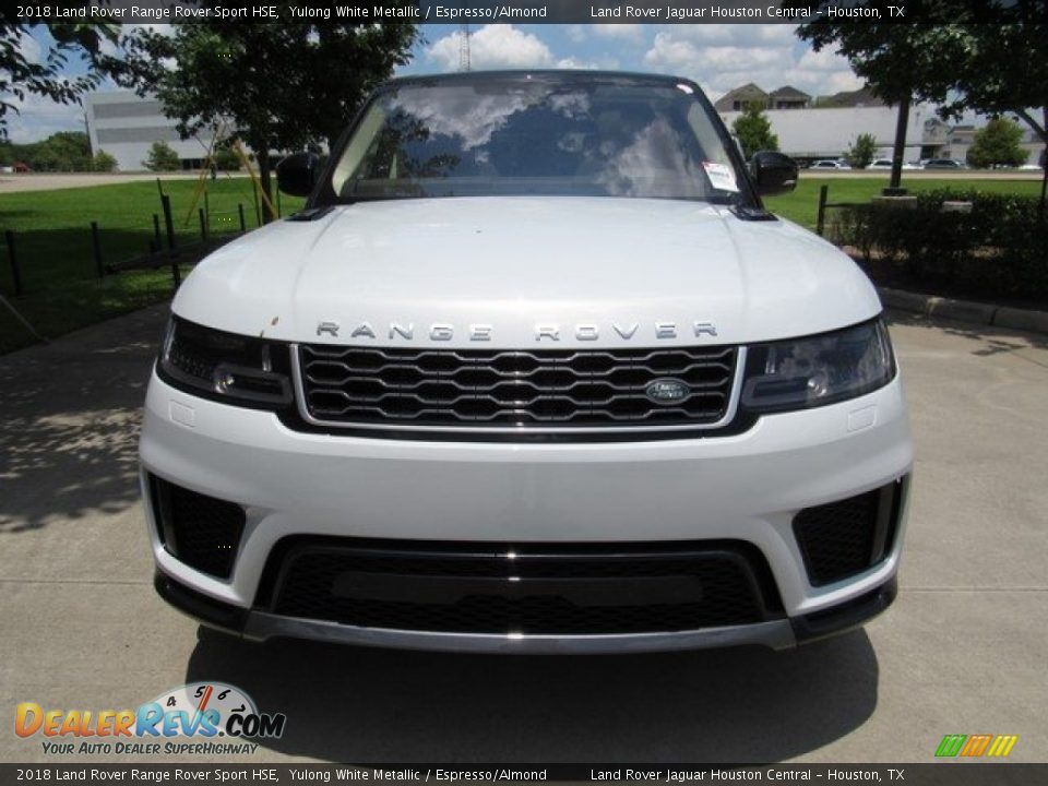 2018 Land Rover Range Rover Sport HSE Yulong White Metallic / Espresso/Almond Photo #9