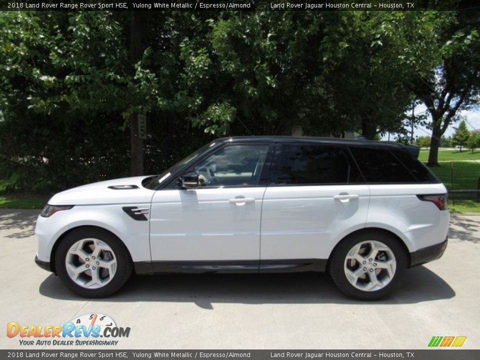 2018 Land Rover Range Rover Sport HSE Yulong White Metallic / Espresso/Almond Photo #11