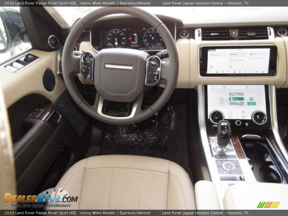 2018 Land Rover Range Rover Sport HSE Yulong White Metallic / Espresso/Almond Photo #14