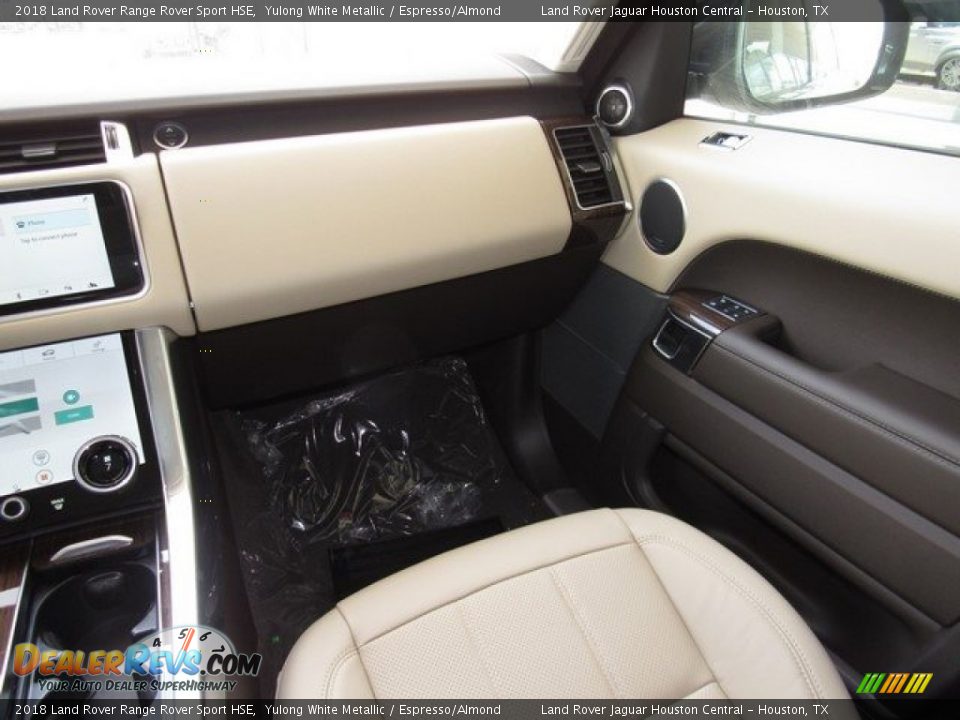 2018 Land Rover Range Rover Sport HSE Yulong White Metallic / Espresso/Almond Photo #15