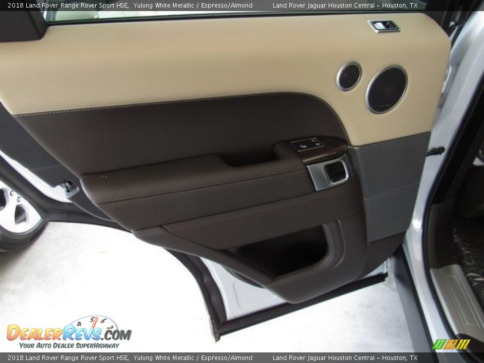 2018 Land Rover Range Rover Sport HSE Yulong White Metallic / Espresso/Almond Photo #23