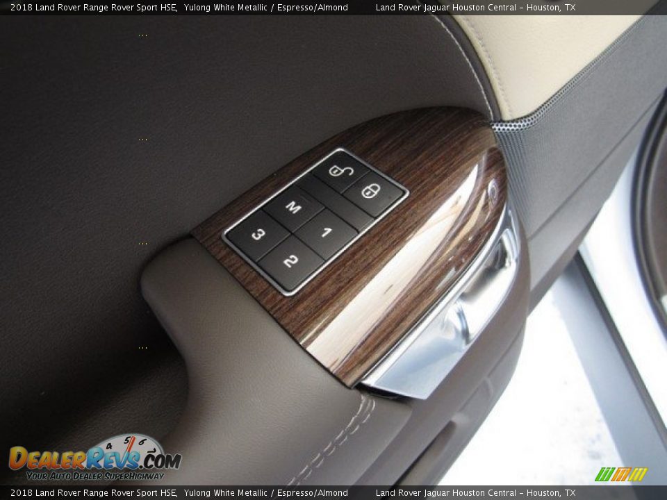 2018 Land Rover Range Rover Sport HSE Yulong White Metallic / Espresso/Almond Photo #26