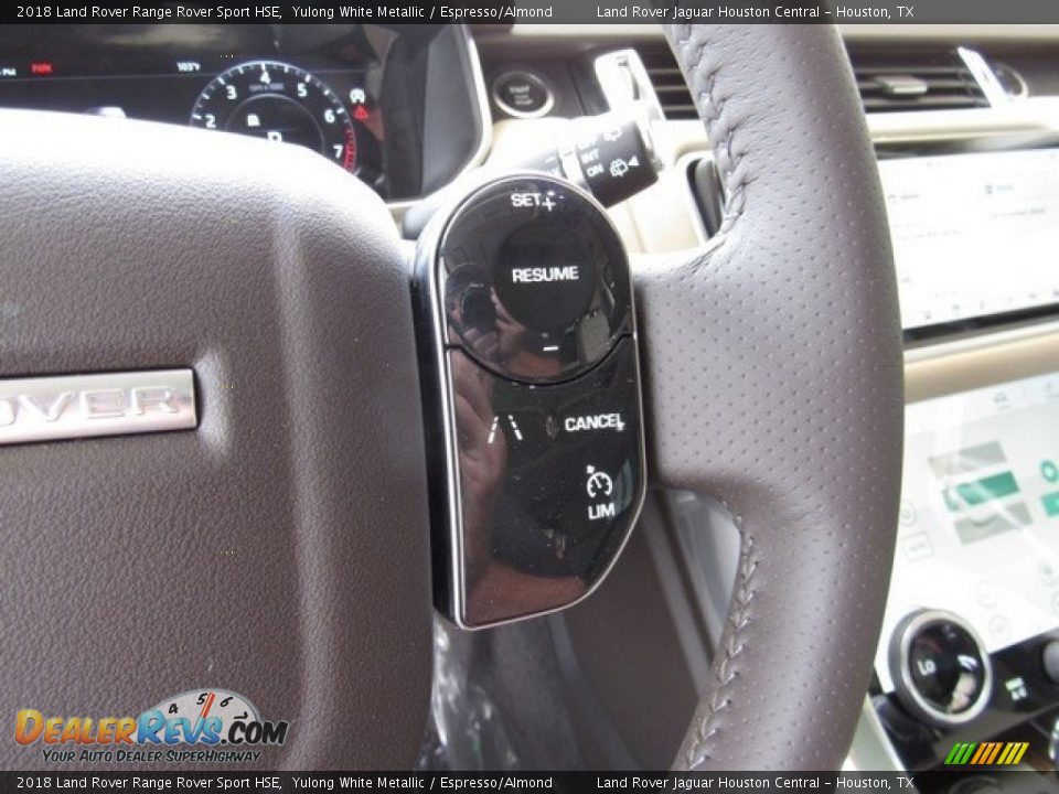2018 Land Rover Range Rover Sport HSE Yulong White Metallic / Espresso/Almond Photo #30