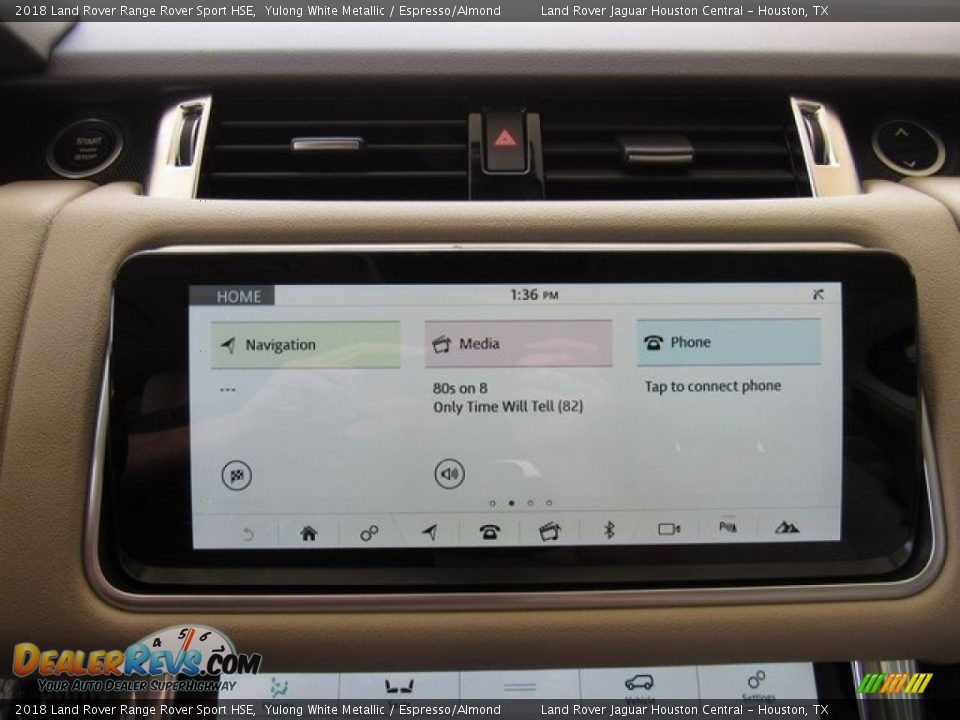 2018 Land Rover Range Rover Sport HSE Yulong White Metallic / Espresso/Almond Photo #32
