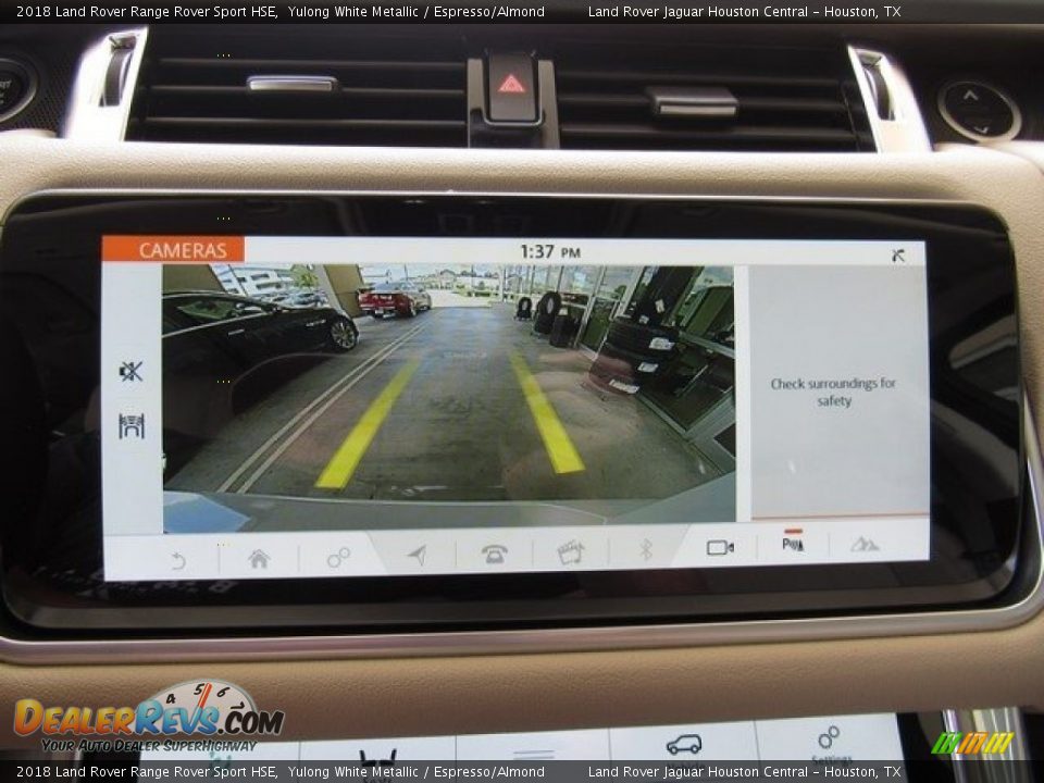 2018 Land Rover Range Rover Sport HSE Yulong White Metallic / Espresso/Almond Photo #34