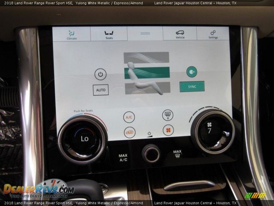 2018 Land Rover Range Rover Sport HSE Yulong White Metallic / Espresso/Almond Photo #35