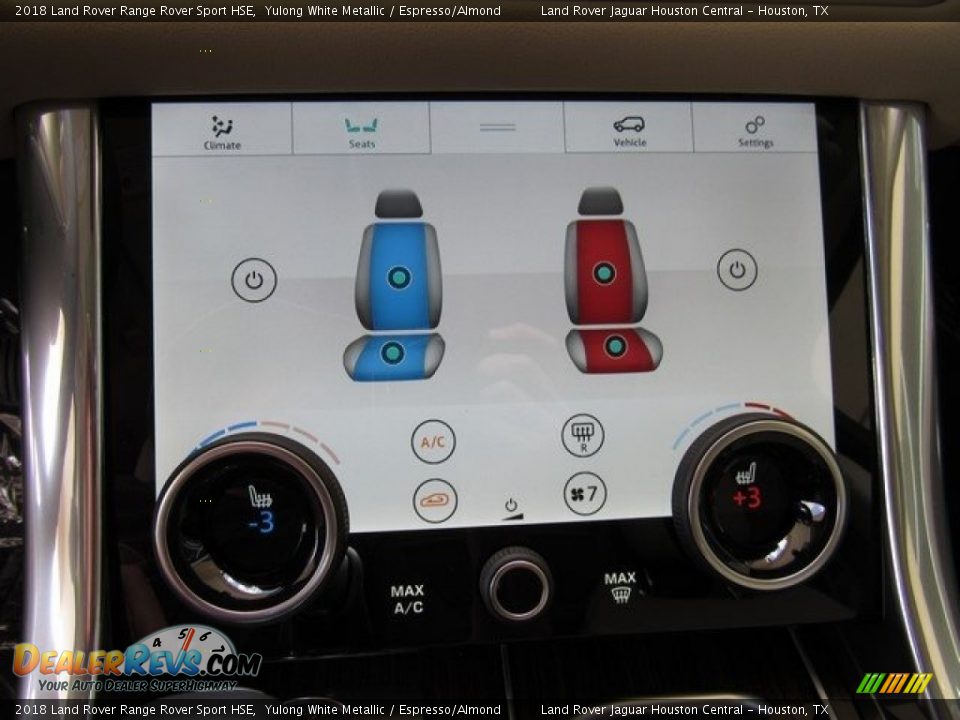 2018 Land Rover Range Rover Sport HSE Yulong White Metallic / Espresso/Almond Photo #36