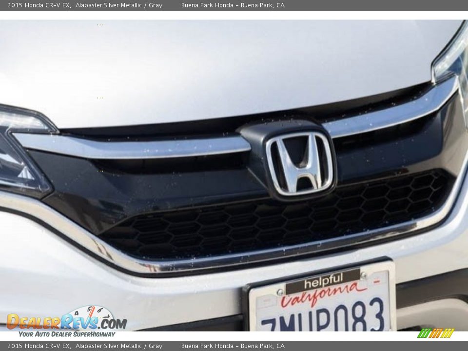 2015 Honda CR-V EX Alabaster Silver Metallic / Gray Photo #8