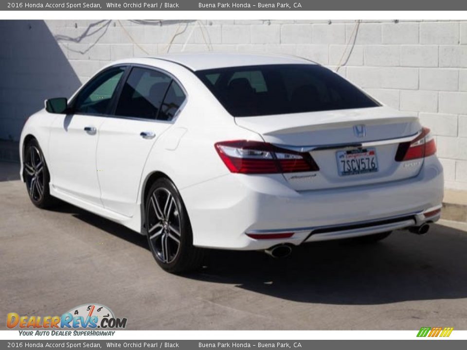 2016 Honda Accord Sport Sedan White Orchid Pearl / Black Photo #2