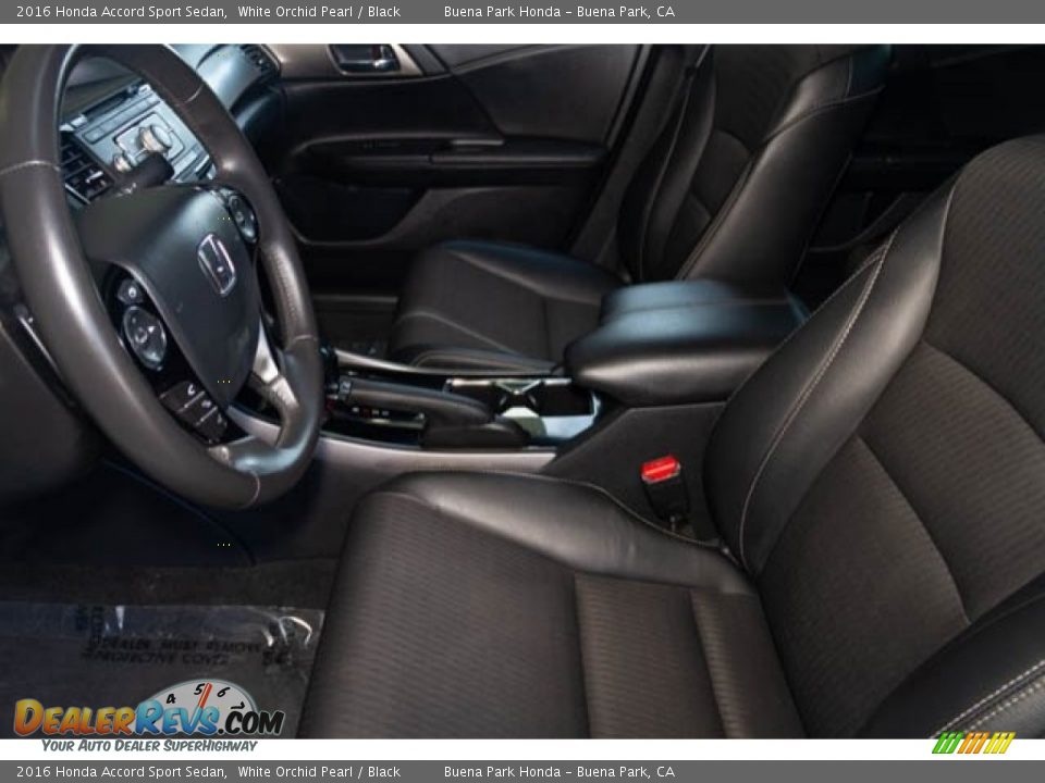 2016 Honda Accord Sport Sedan White Orchid Pearl / Black Photo #3