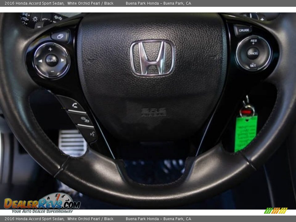 2016 Honda Accord Sport Sedan White Orchid Pearl / Black Photo #14