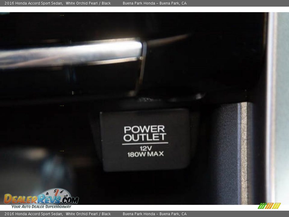 2016 Honda Accord Sport Sedan White Orchid Pearl / Black Photo #15