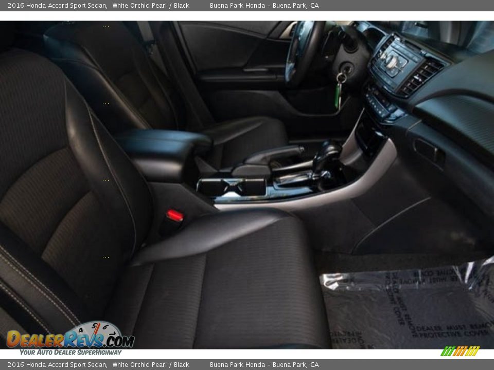 2016 Honda Accord Sport Sedan White Orchid Pearl / Black Photo #21