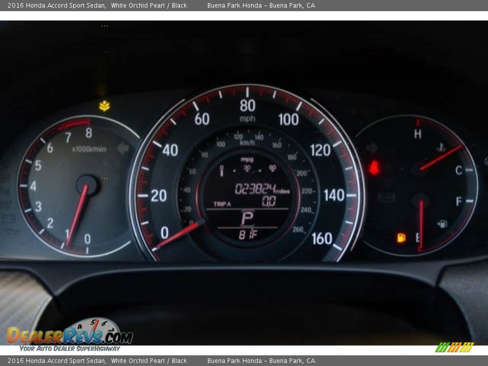 2016 Honda Accord Sport Sedan White Orchid Pearl / Black Photo #25