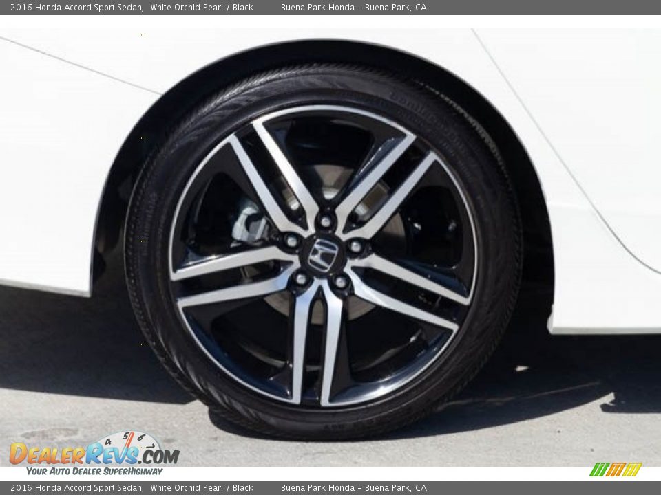 2016 Honda Accord Sport Sedan White Orchid Pearl / Black Photo #31