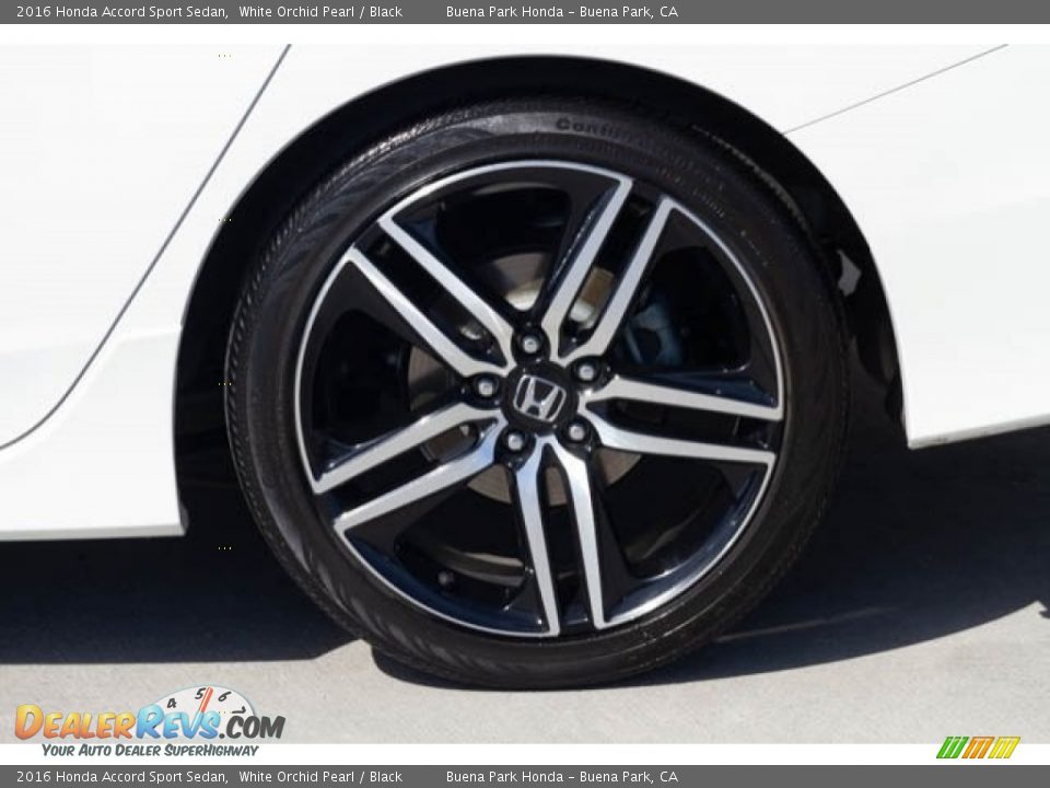 2016 Honda Accord Sport Sedan White Orchid Pearl / Black Photo #34