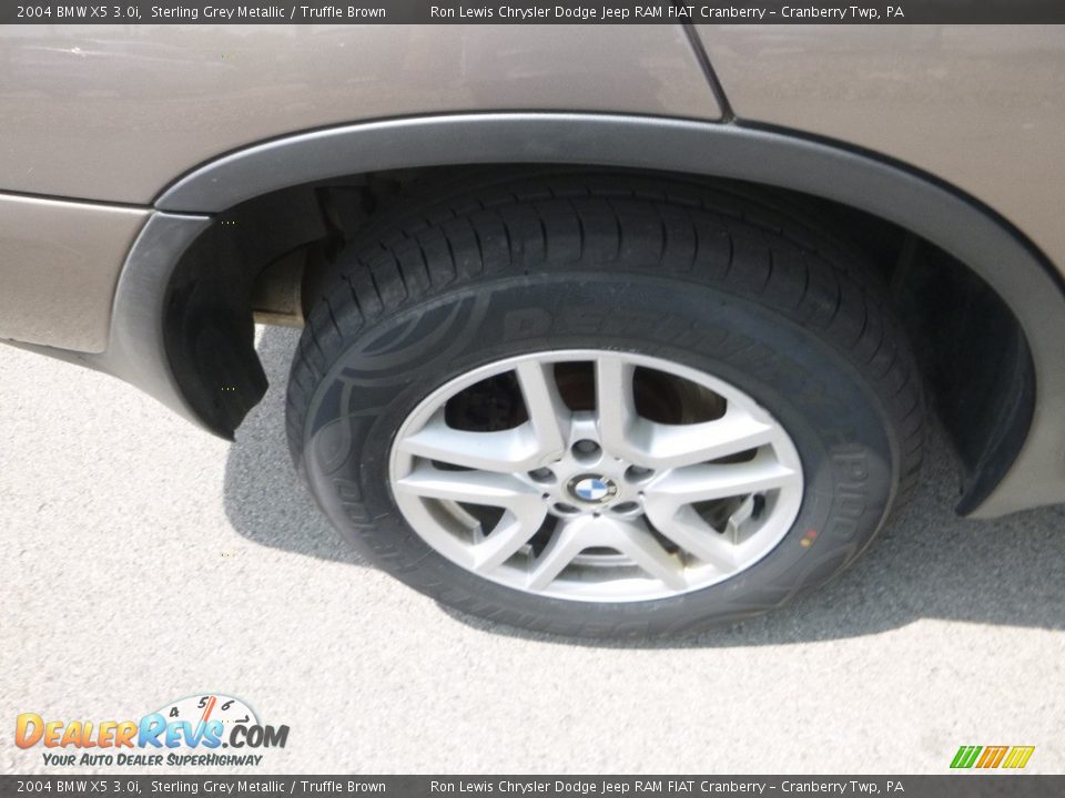 2004 BMW X5 3.0i Sterling Grey Metallic / Truffle Brown Photo #3